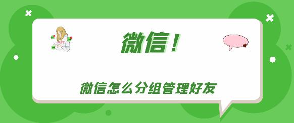 微信怎么分组管理好友