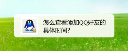 如何查看添加QQ好友的具体时间