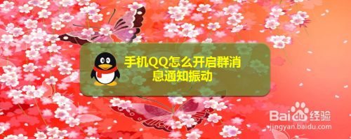 手机QQ如何开启群消息通知振动